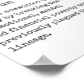 Generational Curse Breaker Definition Melanin Blac Poster (Ecke)