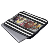 Generationen afrikanischer amerikanischer Frauen Laptopschutzhülle (Vorne Knopf)