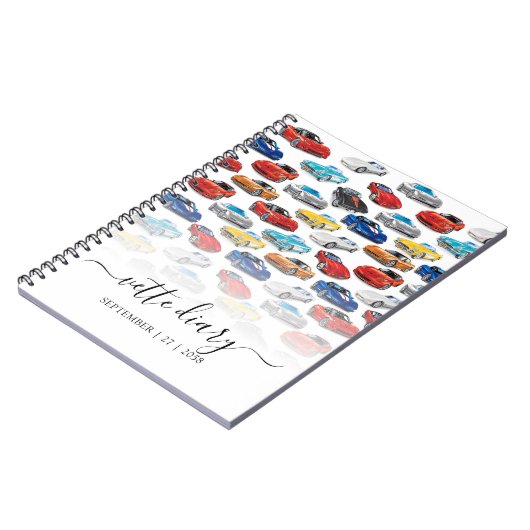 GENERATIONEN DER AUTOMOBILKUNST NOTIZBLOCK (Linke Seite)