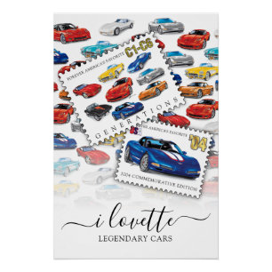 GENERATIONEN DER AUTOMOBILKUNST POSTER