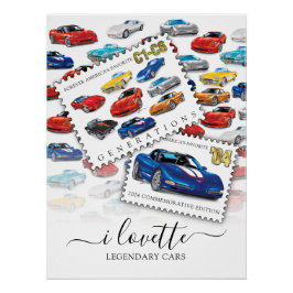 GENERATIONEN DER AUTOMOBILKUNST POSTER