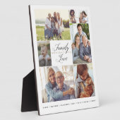 Generationen der Liebe Custom 7 FotoCollage Fotoplatte (Seite)