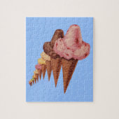 Generationen von Eistöpfen Puzzle (Vertikal)