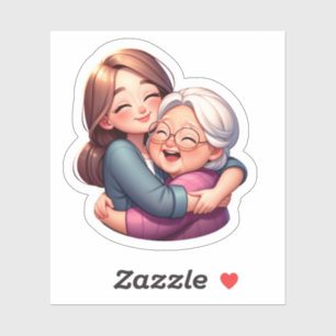 Generationen von Liebe Aufkleber