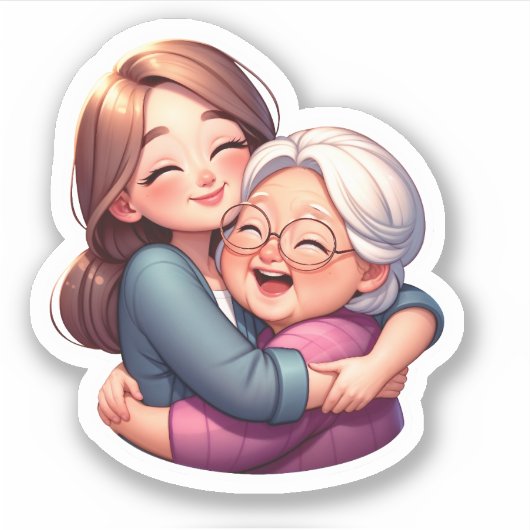 Generationen von Liebe Aufkleber (Vorderseite)