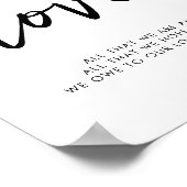 Generationen von Minimalistischen Hochzeitsskriege Poster (Ecke)