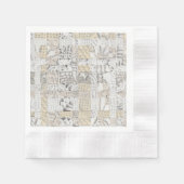 Generationen/weiß Serviette (Vorderseite)