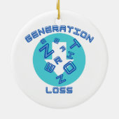 Generationsverlust Keramik Ornament (Hinten)