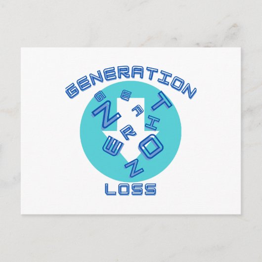 Generationsverlust Postkarte (Vorderseite)