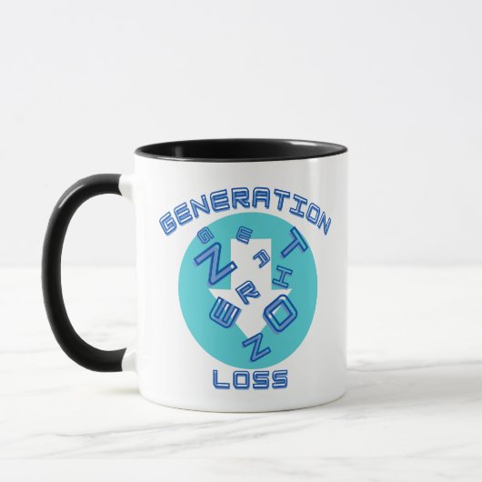 Generationsverlust Tasse (Links)