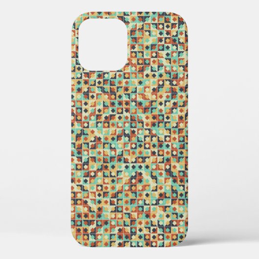 Generative abstrakt geometrische Musterberechnung Case-Mate iPhone Hülle (Rückseite)