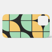 Generative abstrakt geometrische Musterberechnung Case-Mate iPhone Hülle (Rückseite (Horizontal))