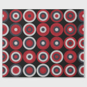 Generative abstrakt geometrische Musterberechnung Geschenkpapier (Flach)