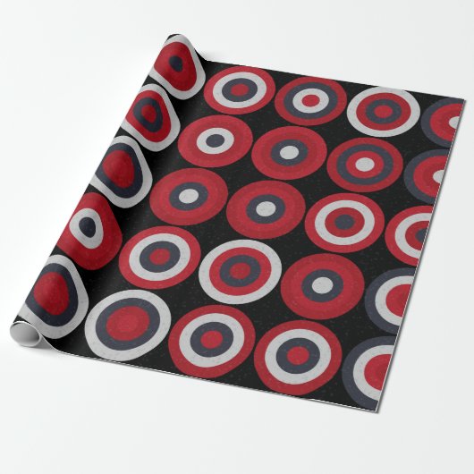 Generative abstrakt geometrische Musterberechnung Geschenkpapier (Ungerollt)