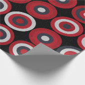 Generative abstrakt geometrische Musterberechnung Geschenkpapier (Ecke)