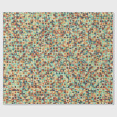 Generative abstrakt geometrische Musterberechnung Geschenkpapier (Flach)