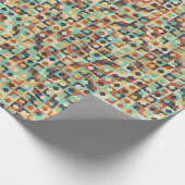 Generative abstrakt geometrische Musterberechnung Geschenkpapier (Ecke)