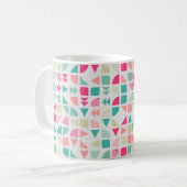 Generative abstrakt geometrische Musterberechnung Kaffeetasse (Vorderseite Links)