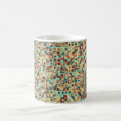 Generative abstrakt geometrische Musterberechnung Kaffeetasse (Mittel)