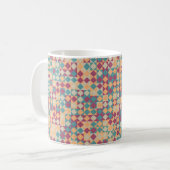 Generative abstrakt geometrische Musterberechnung Kaffeetasse (Vorderseite Links)