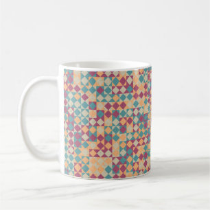 Generative abstrakt geometrische Musterberechnung Kaffeetasse