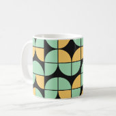 Generative abstrakt geometrische Musterberechnung Kaffeetasse (Vorderseite Links)