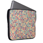 Generative abstrakt geometrische Musterberechnung Laptopschutzhülle (Vorne Rechts)