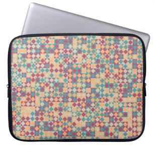 Generative abstrakt geometrische Musterberechnung Laptopschutzhülle