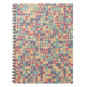 Generative abstrakt geometrische Musterberechnung Notizblock