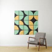 Generative abstrakt geometrische Musterberechnung Wandteppich (Beispiel (Horizontal))