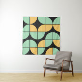 Generative abstrakt geometrische Musterberechnung Wandteppich (Beispiel)