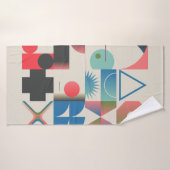 Generative Design-Grafik Badehandtuch (Badehandtuch)