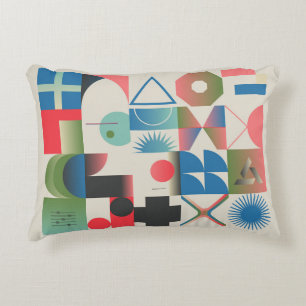 Generative Design-Grafik Dekokissen