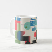 Generative Design-Grafik Kaffeetasse (Vorderseite Links)