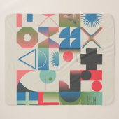 Generative Design-Grafik Sherpadecke (Vorderseite (Horizontal))