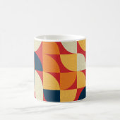 Generative Kunst: Bunte Quarterzirkel Kaffeetasse (Mittel)