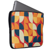 Generative Kunst: Bunte Quarterzirkel Laptopschutzhülle (Vorne Rechts)