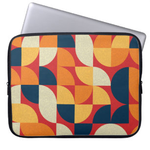 Generative Kunst: Bunte Quarterzirkel Laptopschutzhülle