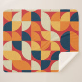 Generative Kunst: Bunte Quarterzirkel Sherpadecke (Vorderseite (Horizontal))