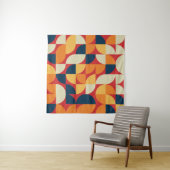 Generative Kunst: Bunte Quarterzirkel Wandteppich (Beispiel (Horizontal))