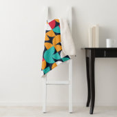 Generative Kunst: Farbiges Dreieck-Muster Sherpadecke (Beispiel)
