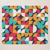 Generative Kunst: Farbiges Dreieck-Muster Sherpadecke (Vorderseite (Horizontal))