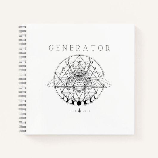 Generator Notizblock (Vorderseite)