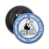 Genereller Builder mit Gebäude-Materialien. Flaschenöffner (Vorderseite)