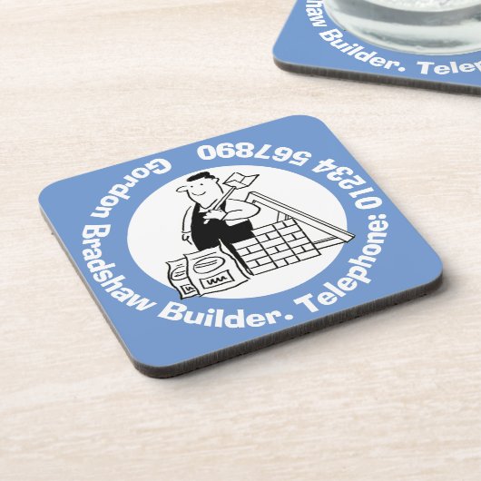 Genereller Builder mit Gebäude-Materialien. Getränkeuntersetzer (Linke Seite)