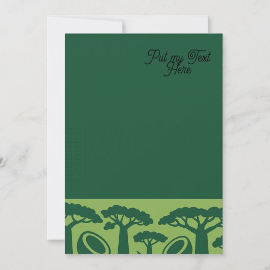 Generic Baobab Coconut Karte (Vorderseite)