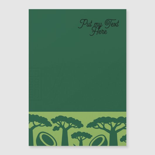 Generic Baobab Coconut Magnetkarte (Vorderseite)