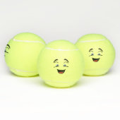 Generic Branded Happy Face Tennisbälle (Multi)