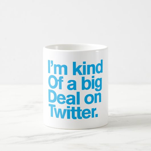 Generic Comedy™ / Große Sache auf Twitter. Kaffeetasse (Mittel)
