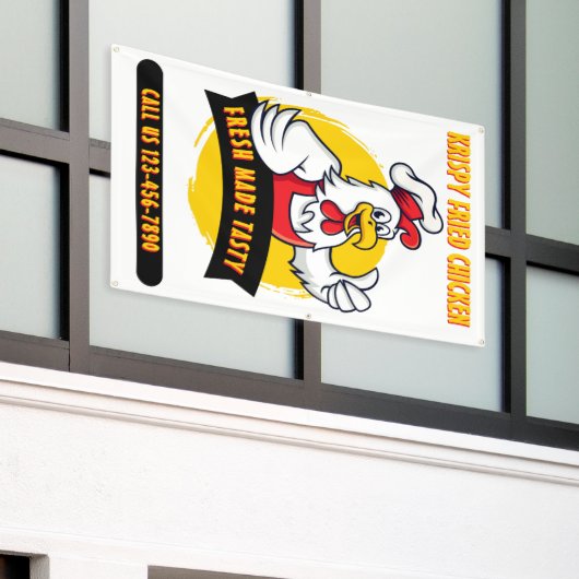 Generic Customize Fried Crispy Chicken Banner (Äußeres Gebäude)